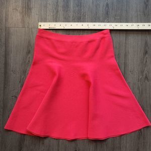 BCBG A-line skirt, red, small